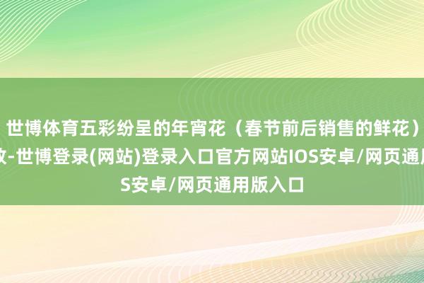 世博体育五彩纷呈的年宵花（春节前后销售的鲜花）竞相盛放-世博登录(网站)登录入口官方网站IOS安卓/网页通用版入口