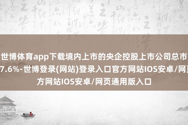 世博体育app下载境内上市的央企控股上市公司总市值同比增长17.6%-世博登录(网站)登录入口官方网站IOS安卓/网页通用版入口