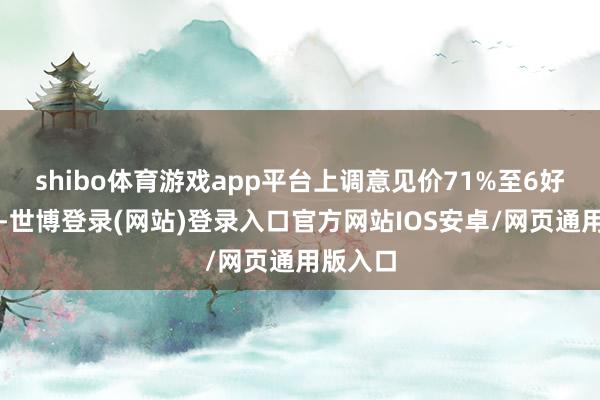 shibo体育游戏app平台上调意见价71%至6好意思元-世博登录(网站)登录入口官方网站IOS安卓/网页通用版入口